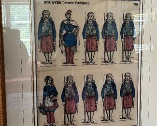 Rare soldier bookplate circa 1880