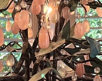 Detail of rose quartz 