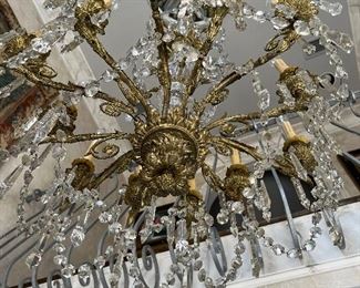 Underside of chandelier