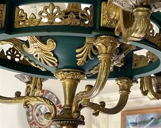 Detail of Empire chandelier 