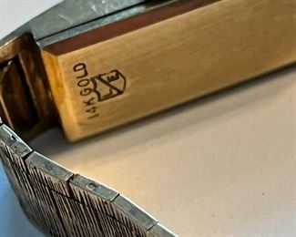 Ladies vintage 14K Jules Jurgensen wristwatch