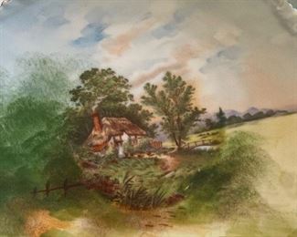 Bavarian landscape porcelain 