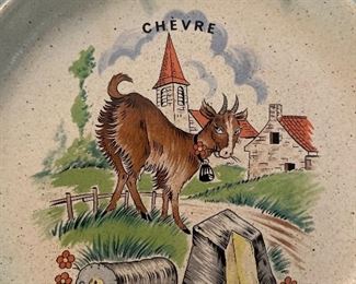 Old French plate