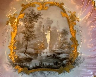 Old Paris Porcelain plate