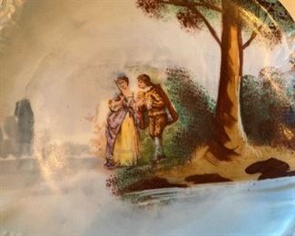 Old Paris porcelain plate