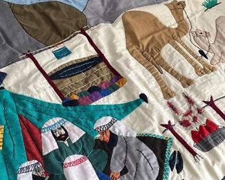 Story clothes handmade quilts…