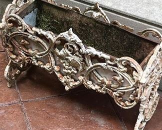 Antique French planter in iron