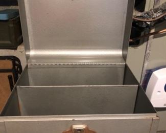 Top file of filing cabinet