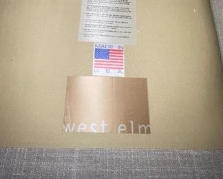 Detail pic, West Elm Sofa 