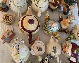 Table Full of Teapots