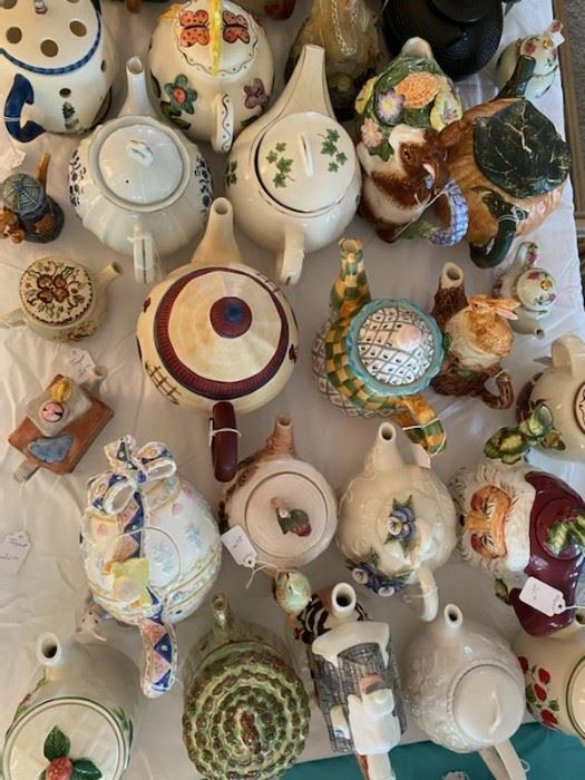Table Full of Teapots