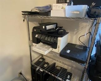 Office Equipment including Several Filing Cabinets