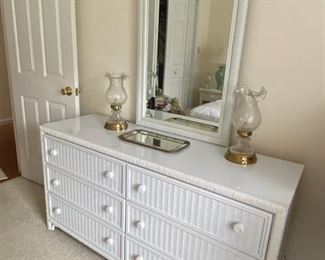 Part of Wicker Bedroom Set