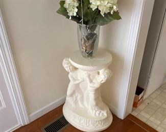 Cherub Pedastal