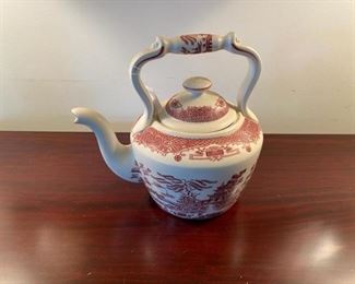 Spode Pink Willow Teapot