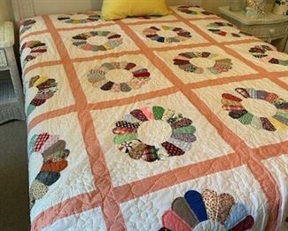 One of Several Hand-Stitched Quilts