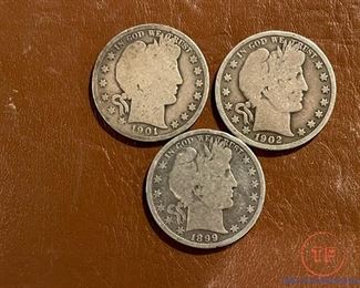 Barber SILVER Half Dollars