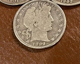 Barber SILVER Half Dollars