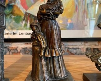 "Tender Touch" Limited Edition Bronze Sculpture by G.W. LUNDEEN