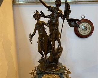 Figural Mantel Clock