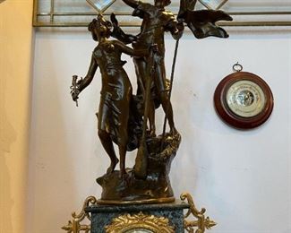 Figural Mantel Clock