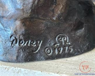 Gold Miner Bronze Sculpture by CLYDE DONEY 16/50