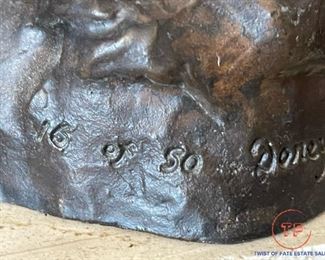 Gold Miner Bronze Sculpture by CLYDE DONEY 16/50