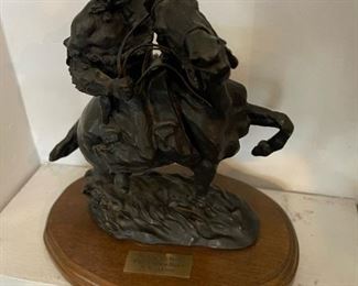 "Roundin' The Bend" Pony Express Rider by Alexa Laver