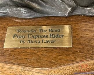 "Roundin' The Bend" Pony Express Rider by Alexa Laver