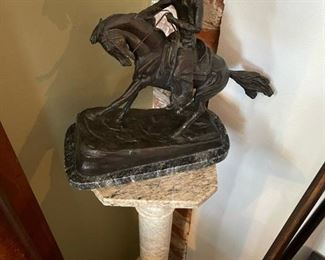 "Cowboy" Sculpture by Frederic Remington