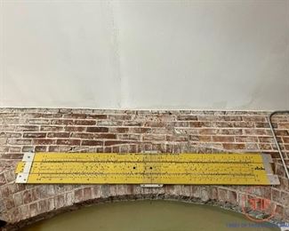 7' Large Vintage PICKETT All American Slide Rule