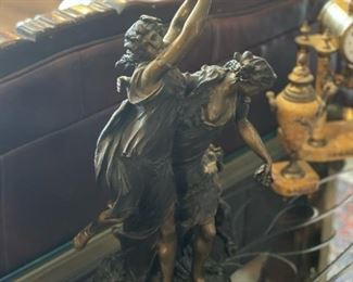 Bronze Sculpture "Bacchanalia" after Claude Michel Clodion