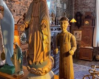 Hand Carved Wood Figures