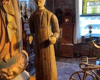 Hand Carved Wood Figure