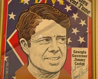 JIMMY CARTER Autographed Time Magazine