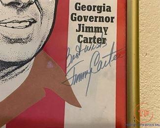 JIMMY CARTER Autographed Time Magazine
