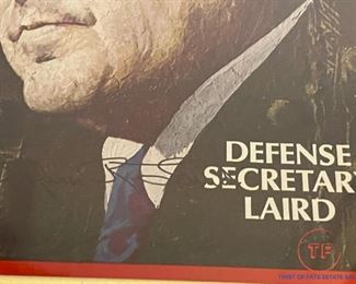 MELVIN LAIRD Autographed Time Magazine