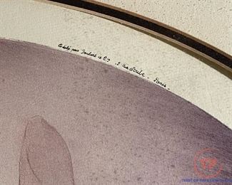 Reclining Nude "Eve" Etching by LOUIS ICART