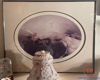 Reclining Nude "Venus" Etching by LOUIS ICART