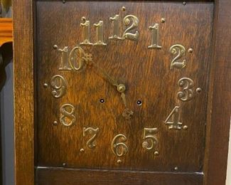 Antique Open Grandfather Clock