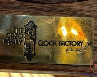 1970's GAZO Figural Grandfather Clock