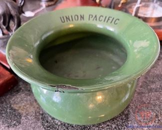 Vintage UNION PACIFIC Spittoon