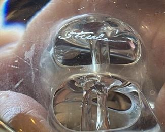 STEUBEN Signed Glass Art Vases