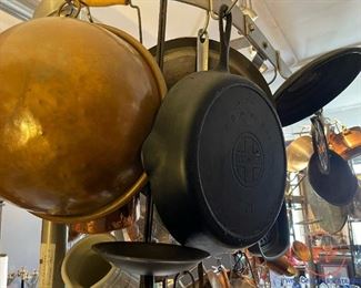 Vintage Copper Cookware and Griswold Cast Iron