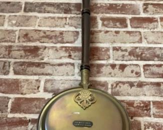 Antique Brass Bed Warmer - GOLDFIELD HOTEL, Goldfield Nevada