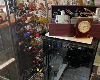 Wrought Iron Wine Rack