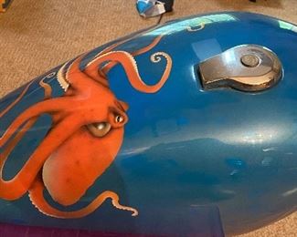 Motorcycle Gas Tank Custom Painted