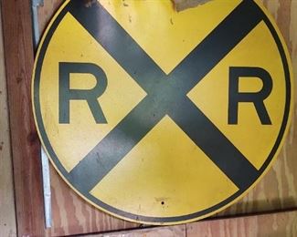 Antique RR Sign