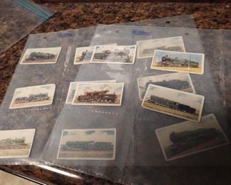 Vintage Train Tobacco Company Cards
