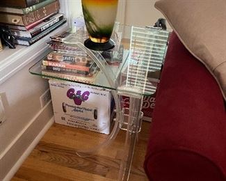 Lucite end table